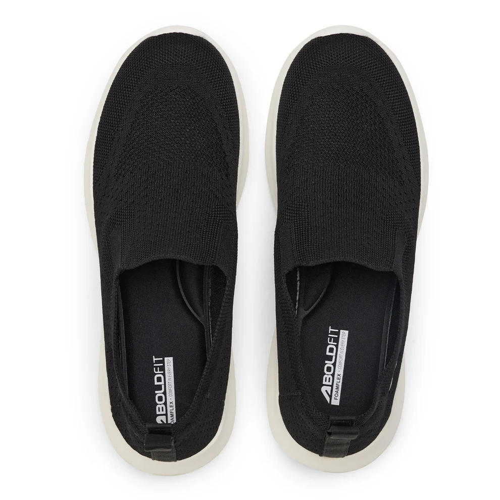 Women Glidex Stretch Knit Upper - Black - Image 4