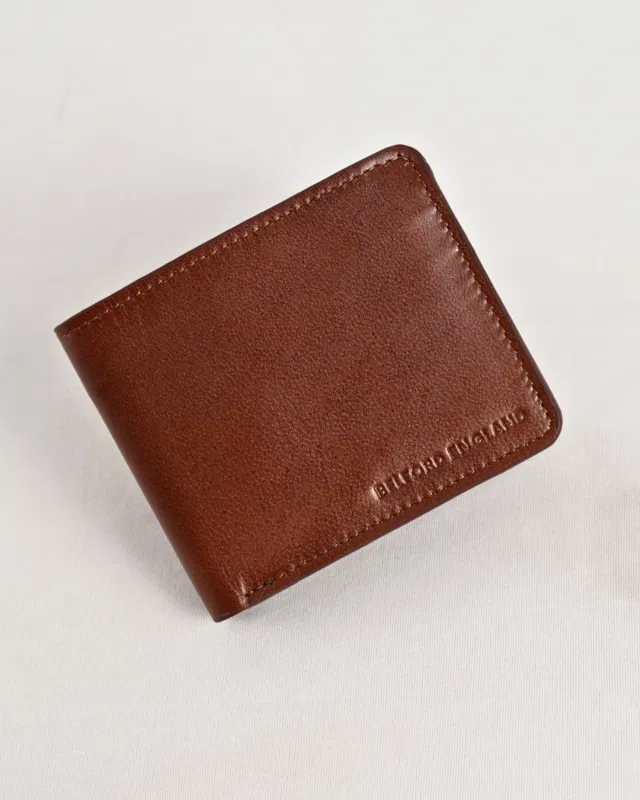 Broadway – Men’s Original Leather Minimalist Wallet (Lux Brown)